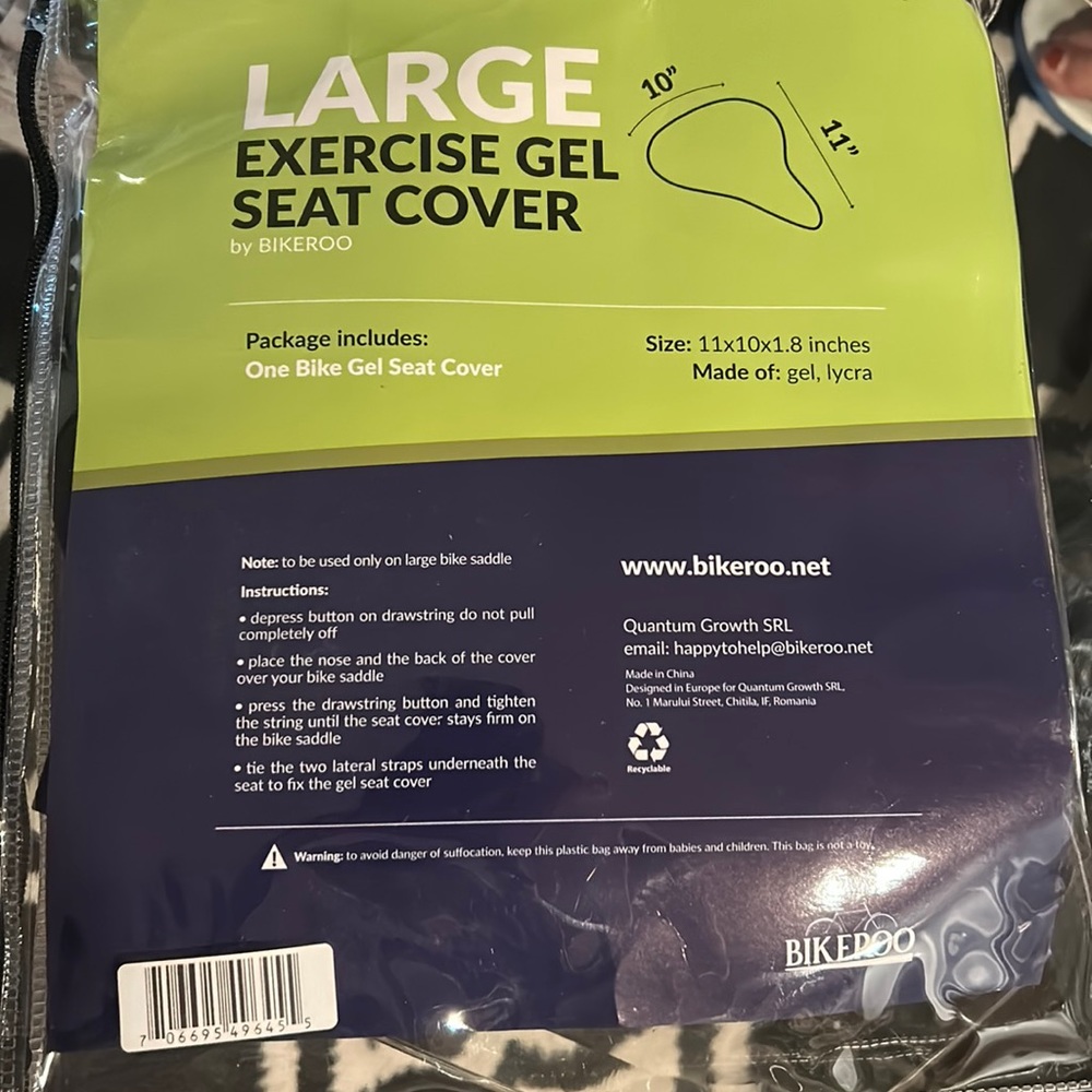 Bike seat cover
